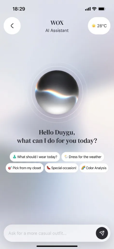 WOX AI Style Assistant